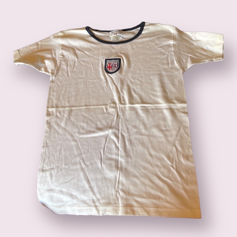 Reebok Vintage T-shirt Short Sleeve White Size Women’s Medium